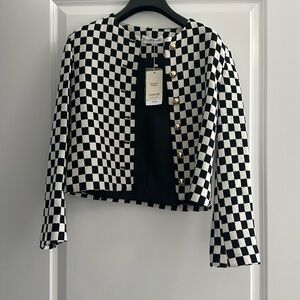 Mango checkered jacket